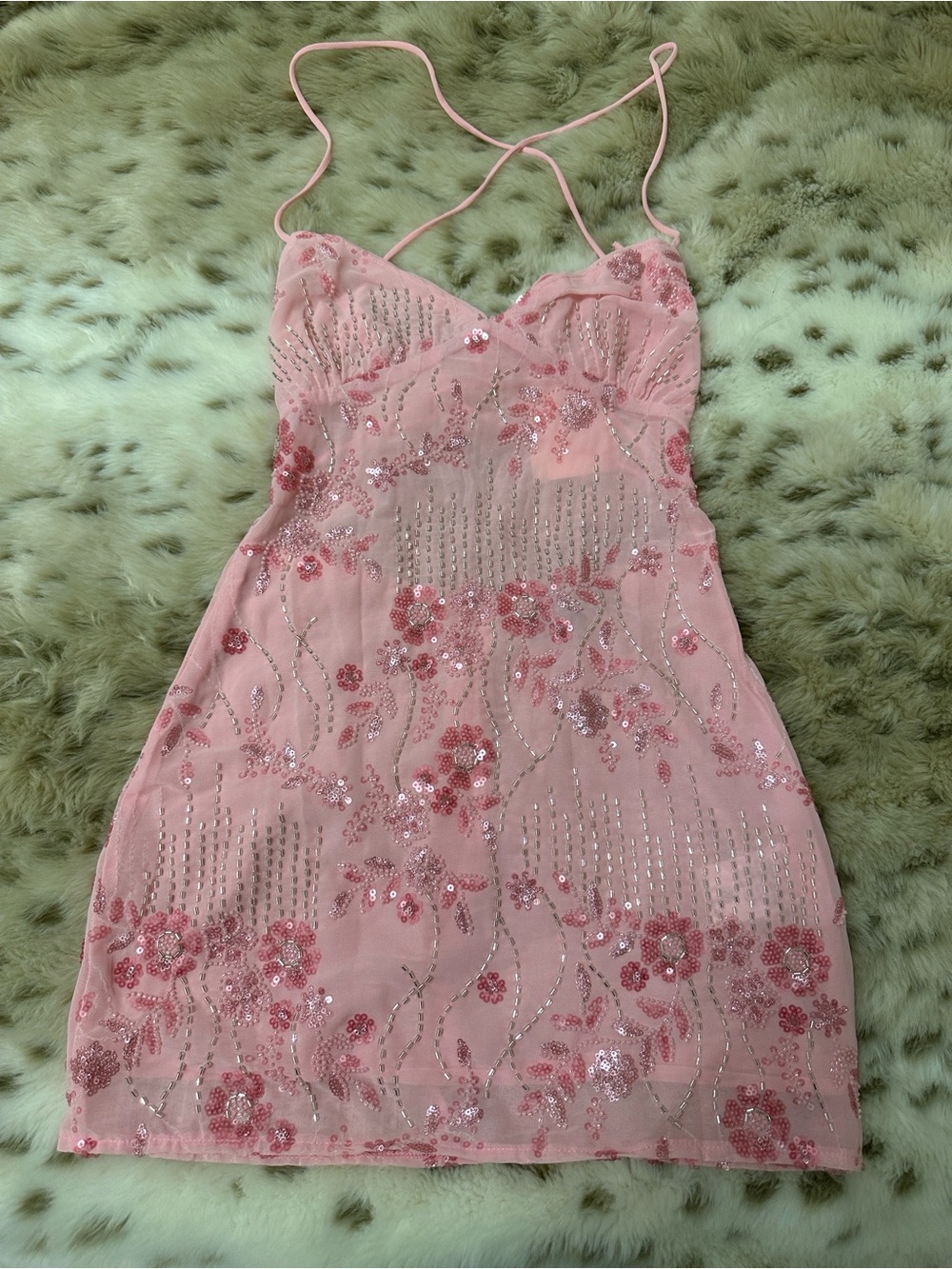 Vietta Sequin Cami Mini Dress